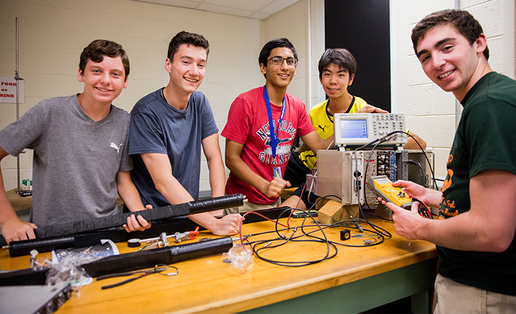 Experimental Physics Research Academy students
