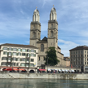 August 12 - Zurich: Meet group at 2 p.m. for on-site orientation, followed by city tour